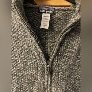 Patagonia Charcoal Zip-Up Sweater